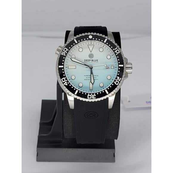 Deep Blue Matte Ice Blue Dial Master 1k Automatic 44mm Diver - Picture 2 of 10